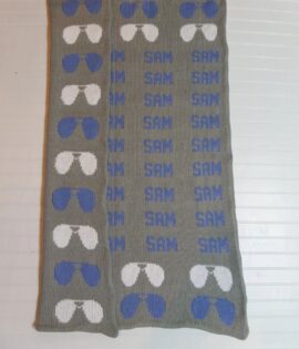 Aviator Glasses Designs Blanket | Cozy and Stylish Throw | DevonKnitwear