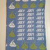 SAILBOAT NAME BLANKET