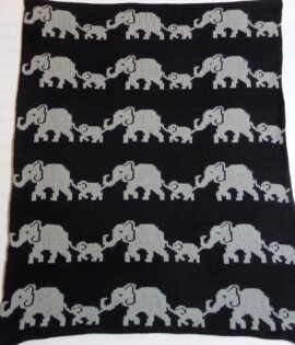 ELEPHANT BLANKET WITH NAME
