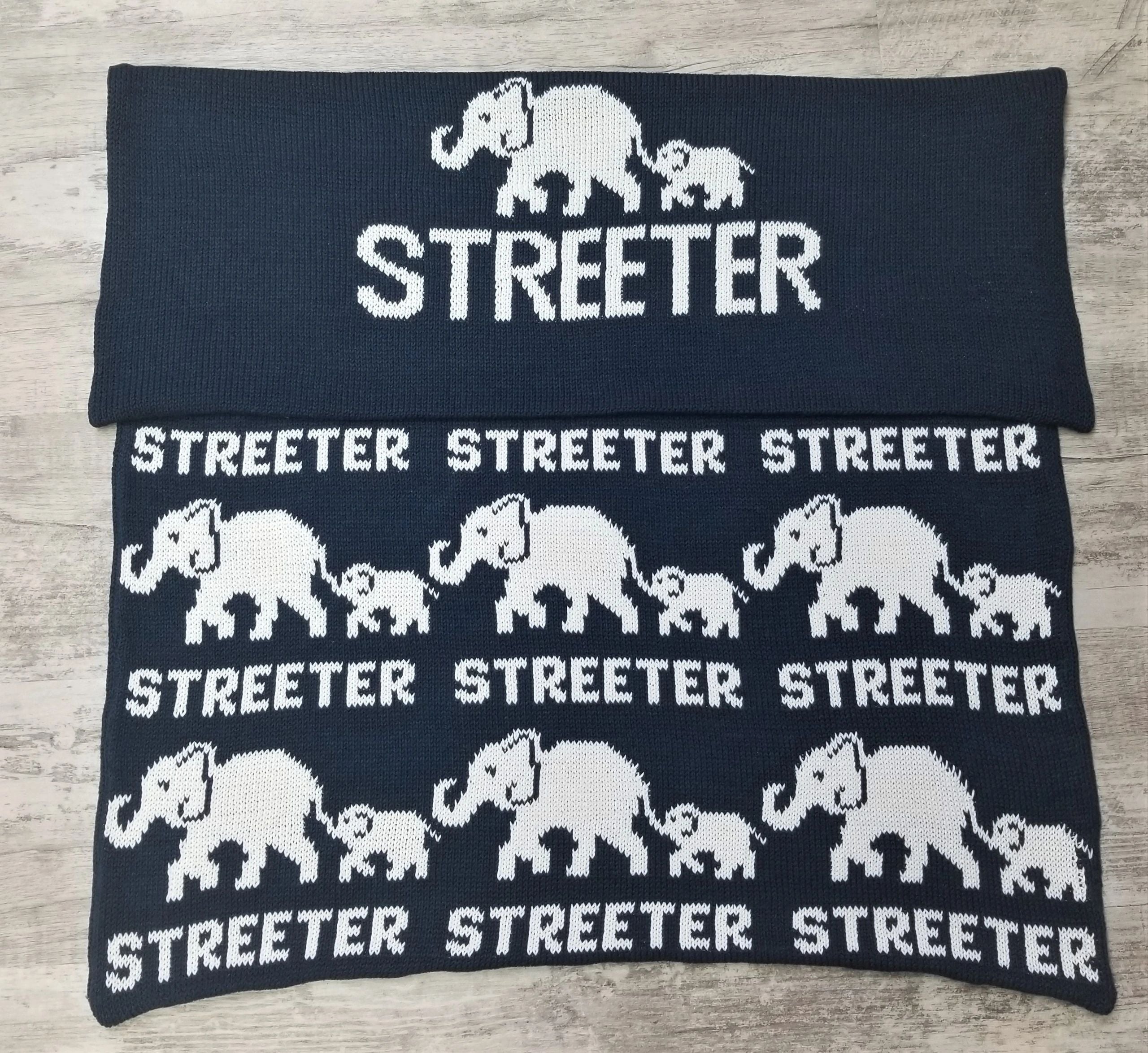 NAME WITH ELEPHANT BLANKET