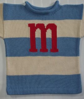 WIDE STRIPE WITH LETTER OR NAME