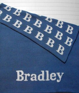 LETTERS BLANKET WITH NAME