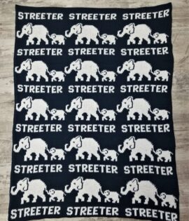 NAME WITH ELEPHANT BLANKET
